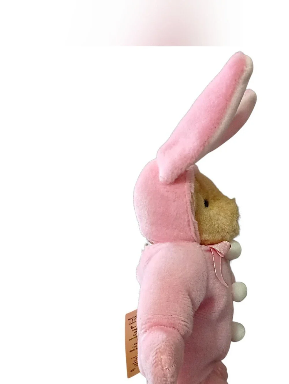 Vintage Muffy VanderBear With Easter Bunny Suit Pink Rabbit Costume Outfit NABCO
